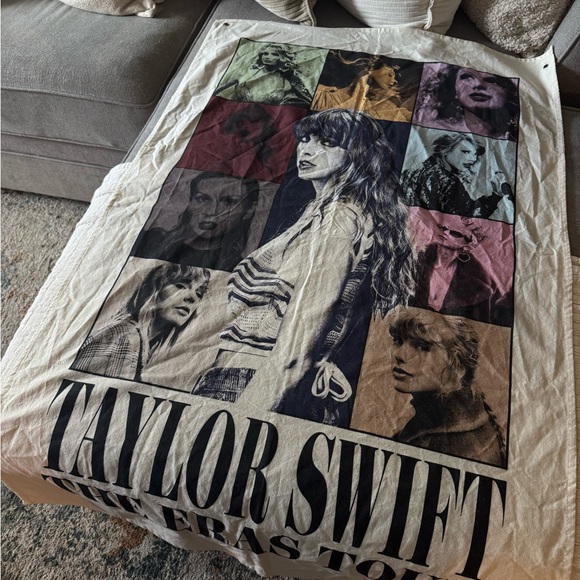 Official Taylor Swift The Eras Tour Wall Hanging Tapestry - Picture 1 of 4